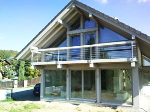 Modernes Holzskeletthaus Bauphase – Kurth Haus 2016